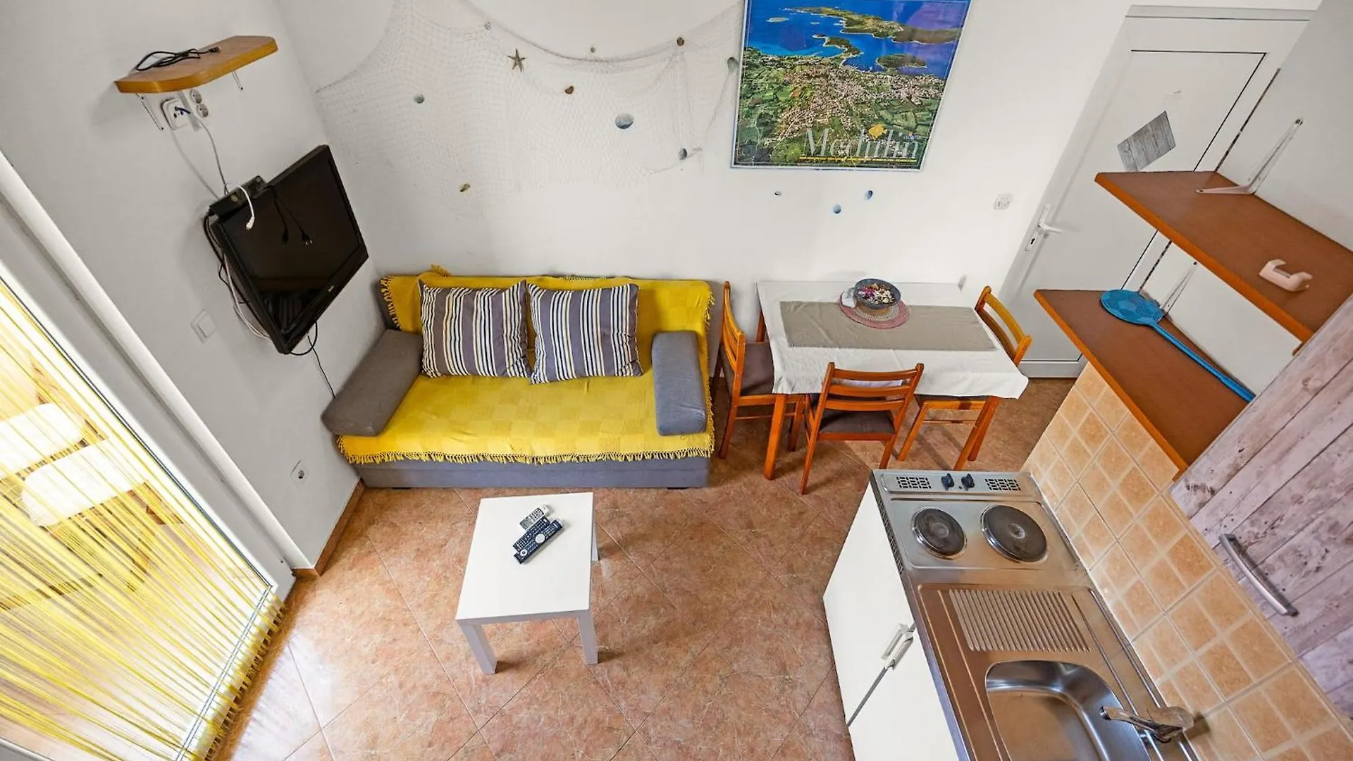 Studio With Sea View From Balcony Medulin
